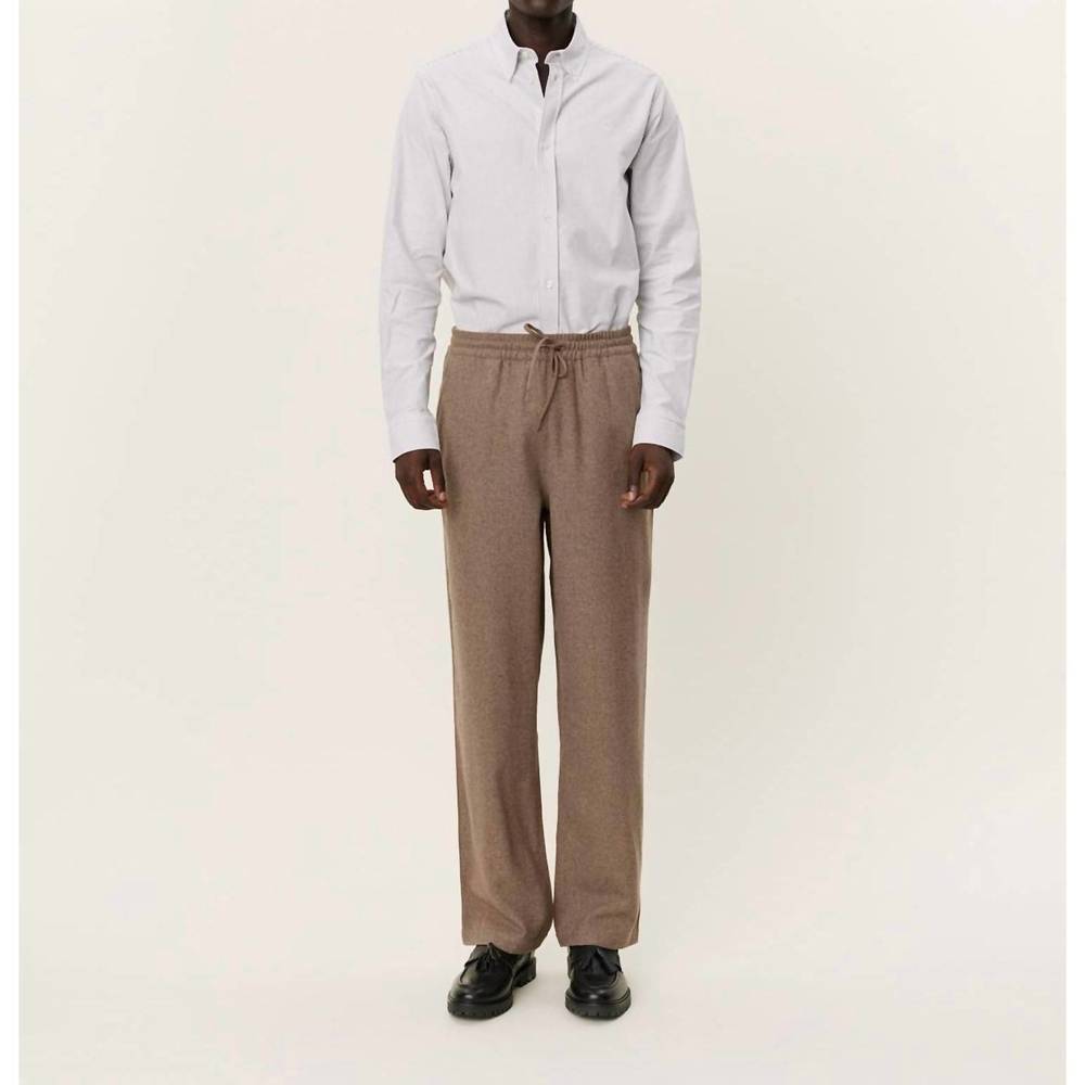 NEW LES DEUX houston wool pants in desert taupe